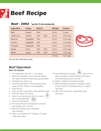 Total Pet Kitchen Dog Recipe - Beef