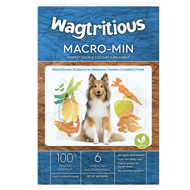 Wagtritious Macro-Min supplement for dogs